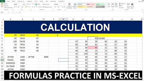 Image result for Printable List of Excel Formulas