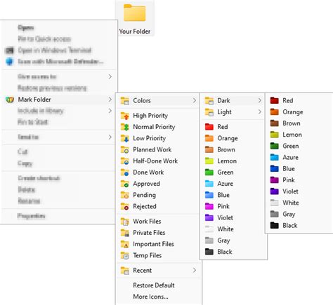 Color Code Desktop Folders Windows 1.0 に対する画像結果