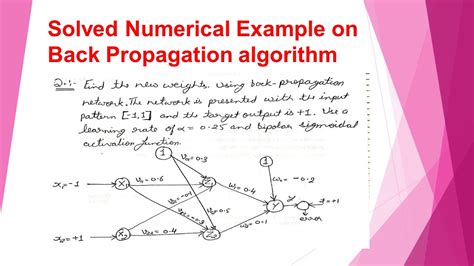 Toradh íomhá ar Backpropagation Algorithm Solved Example for Dataset Using Neural Network