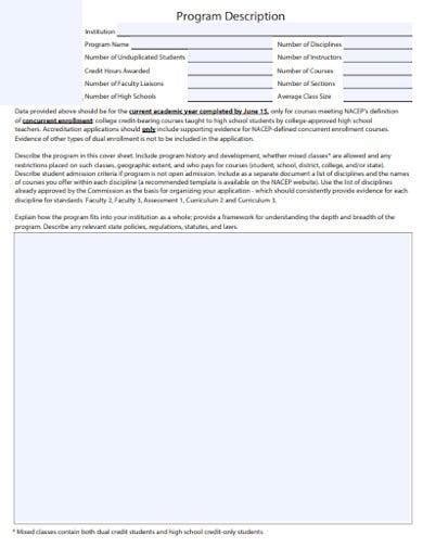 Image result for Detailed Program Sample