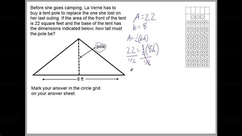 Toradh íomhá ar Solving for a Triangle Word Problems