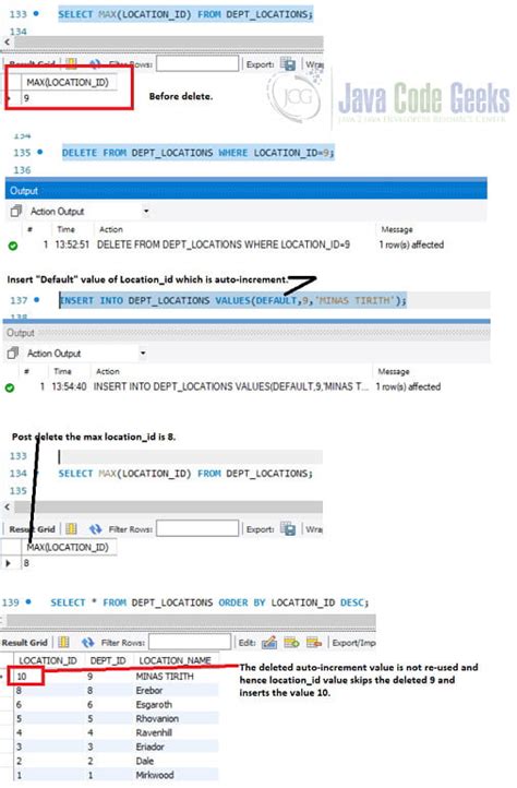 SQL Delete Queries Example-க்கான படிம முடிவு