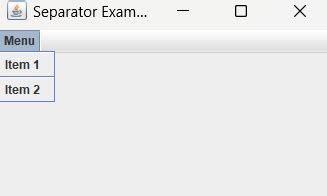 Image result for Jseparator Java Swing