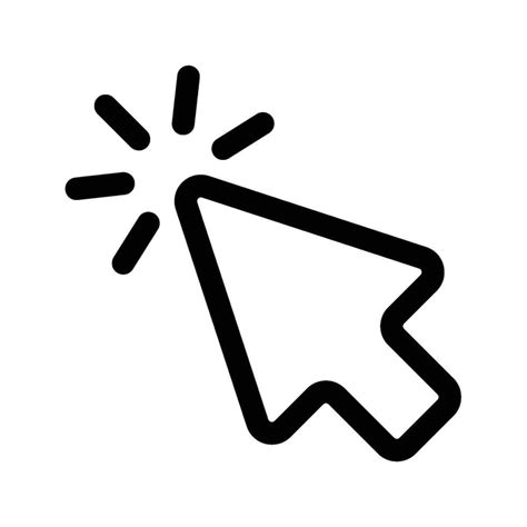 Toradh íomhá ar Cursor Icon Vector Round