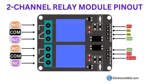 2 Channel Relay Module Data Sheet に対する画像結果