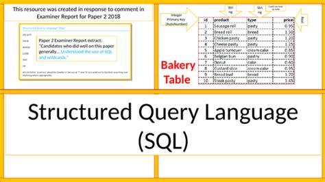 Image result for SQL Computer Science Template