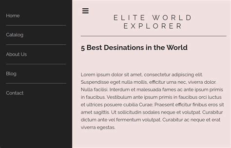Image result for Slider Menu HTML/CSS