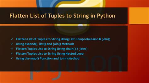Image result for Python Flatten Operation