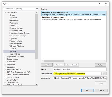 Image result for Visual Studio Developer PowerShell