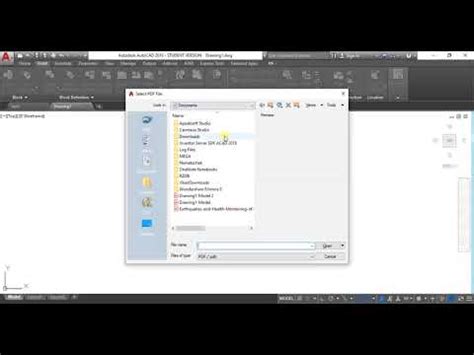 Image result for How to Insert PDF in AutoCAD