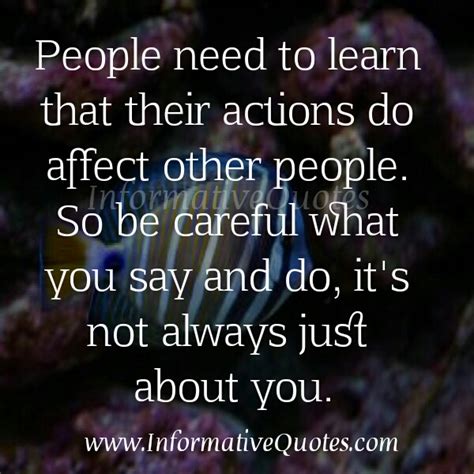 Toradh íomhá ar Your Actions Impact Others