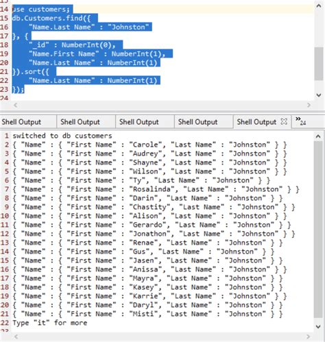 Toradh íomhá ar MongoDB Select Query
