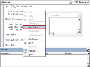 Image result for Dictionary in Visual Basic Excel