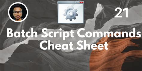 Image result for Batch File Cheat Sheet