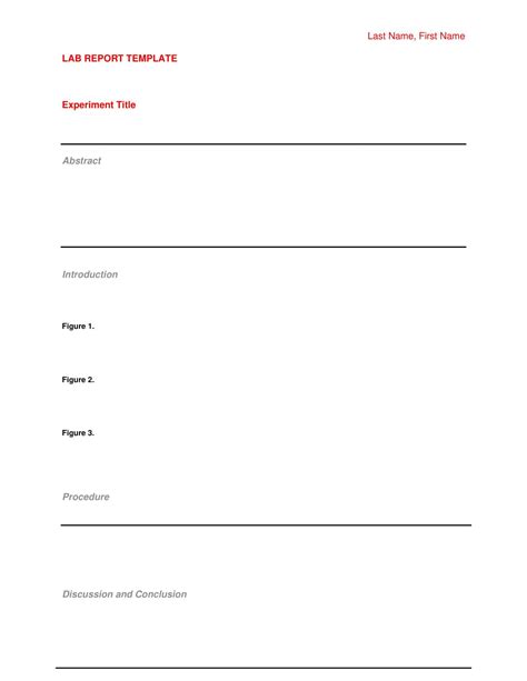 Lab Report Template Word Doc に対する画像結果