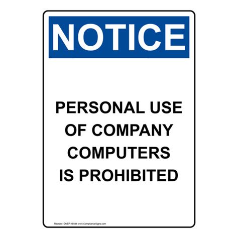 Image result for Personal Use Computer Sign