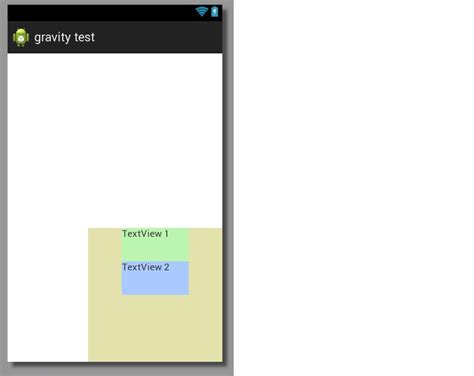 Android Layout Gravity に対する画像結果