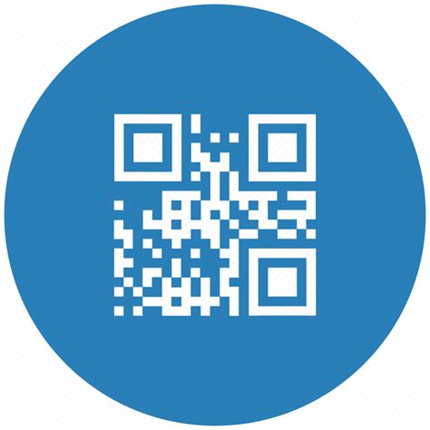 Toradh íomhá ar QR Scanner Icon Blue