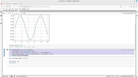 Numerical Differentiation Python に対する画像結果