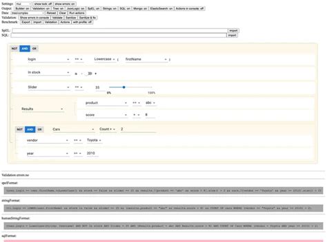Toradh íomhá ar Example of UI Query