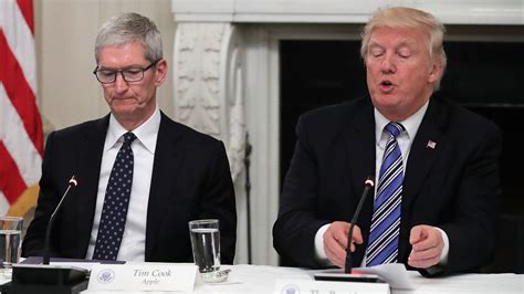 Image result for Tim Cook Meets Trump