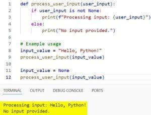 Toradh íomhá ar Is Null in Python