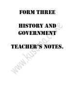 Image result for History Book Form Three