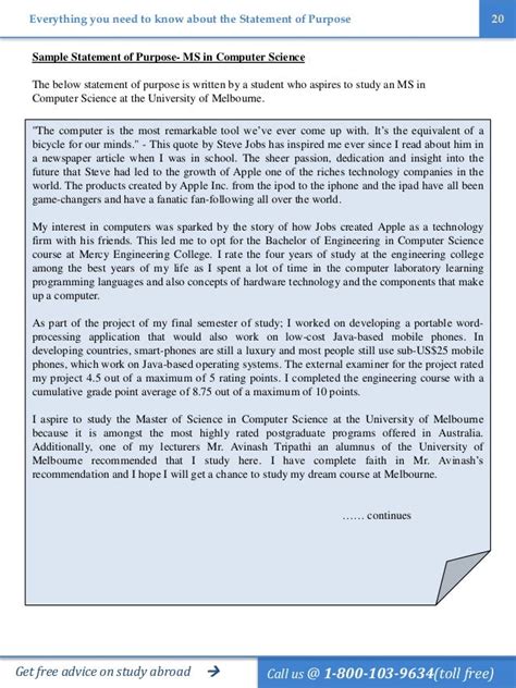 Image result for Computer Science Statement of Purpose Example