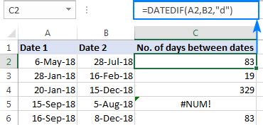 Afbeeldingsresultaten voor Date Calculation Formula Excel