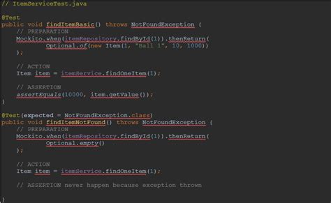 Spring Boot Unit Test Case に対する画像結果
