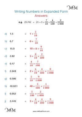 Image result for How to Write a Decimal Number in Expanded Form