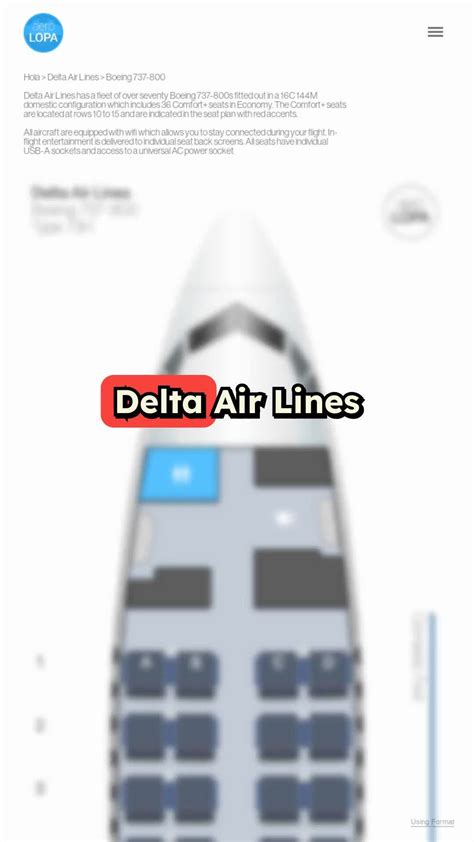 Image result for Delta 737 800 Seating-Chart