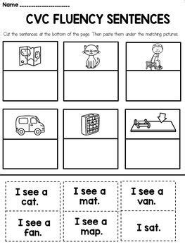 Worksheet That Cut and Paste Simple Sentences に対する画像結果