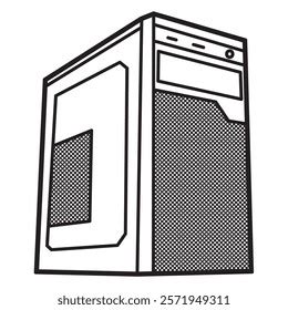 Image result for CPU Casing PC Vector