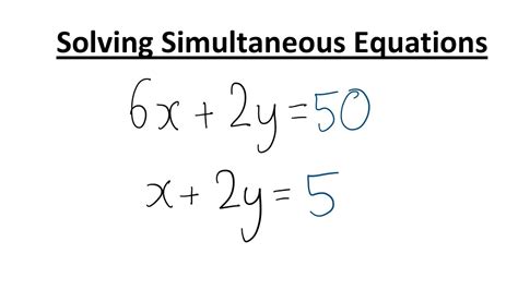 Solving Simultaneous Equations Elimination に対する画像結果