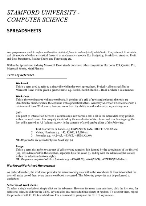 Afbeeldingsresultaten voor Spreadsheet Computer Science Poster