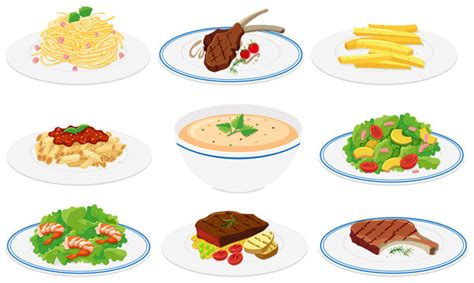 Image result for Cartoon Main Course Meals