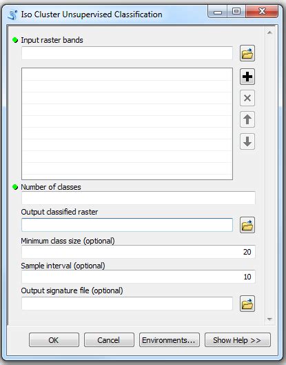 Toradh íomhá ar ISO Cluster Unsupervised Classification