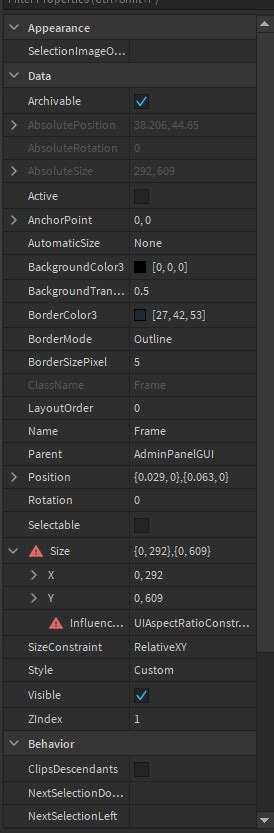 Toradh íomhá ar How to Make a GUI Adjust to a Screen Size Roblox
