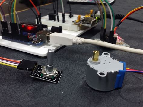 Arduino Stepper Motor Control with Rotating Nob に対する画像結果