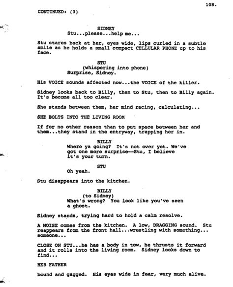 Image result for Scream Script