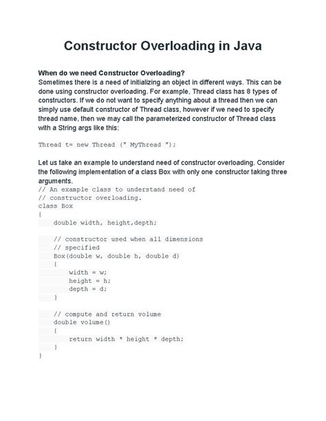 Image result for Constructor Overodding in Java