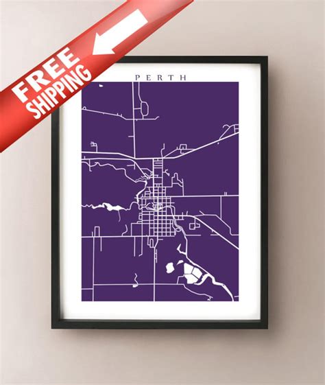 Perth Canada Map に対する画像結果