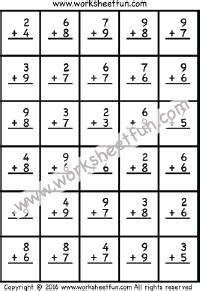 Math Timed Worksheets Free Printable に対する画像結果
