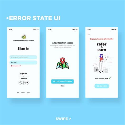Error State UI Design に対する画像結果