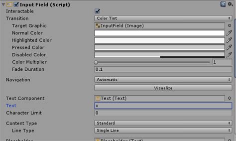 Image result for Input Text Template Unity
