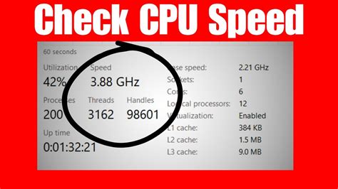 Toradh íomhá ar CPU Clock Speed Test