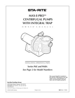 Image result for Sta-Rite Maxi Pro