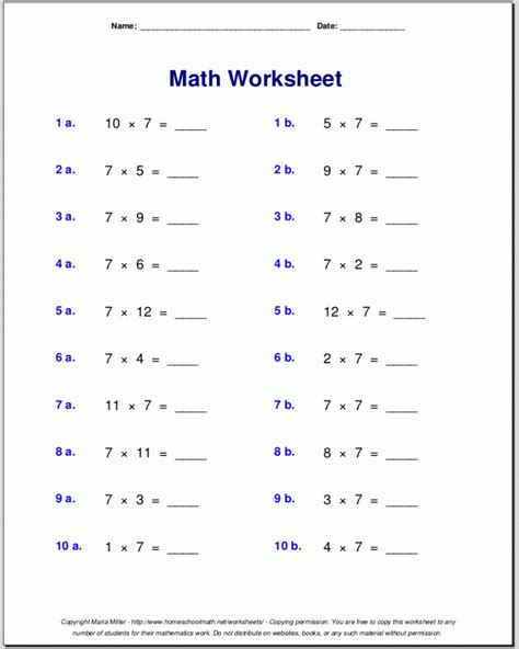 Image result for Grade 7 Math Sheets