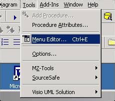 Image result for Menu Editor in VB
